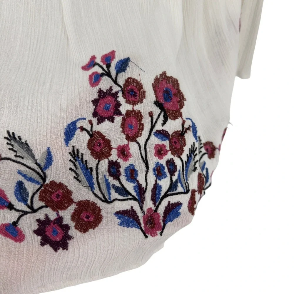 Free People Te Amo Embroidered Mini Dress S Boho‎